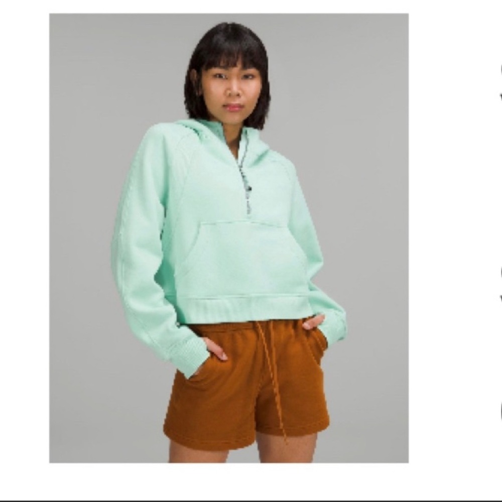 Lululemon wild mint scuba m/l